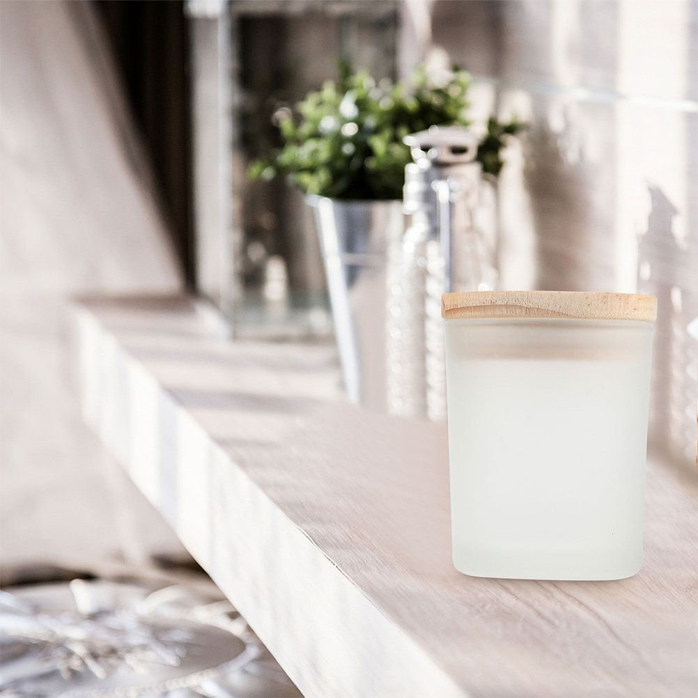 Candle Making Jars With Lids - Jarra de vidro espesso com tampa